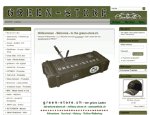 Tablet Screenshot of green-store.ch